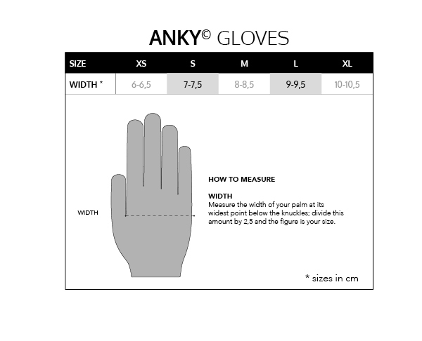 ANKY_gloves_size_chart